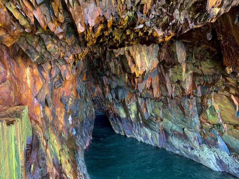 Exploring Sea Cave Trail At The Ovens Natural Park, NS