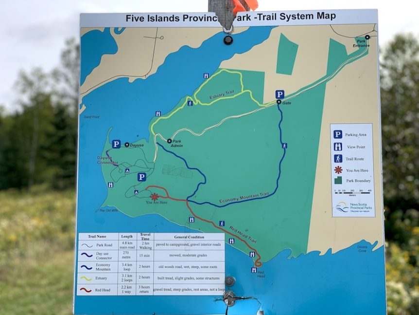 Hikers Guide To Five Islands Provincial Park In Nova Scotia