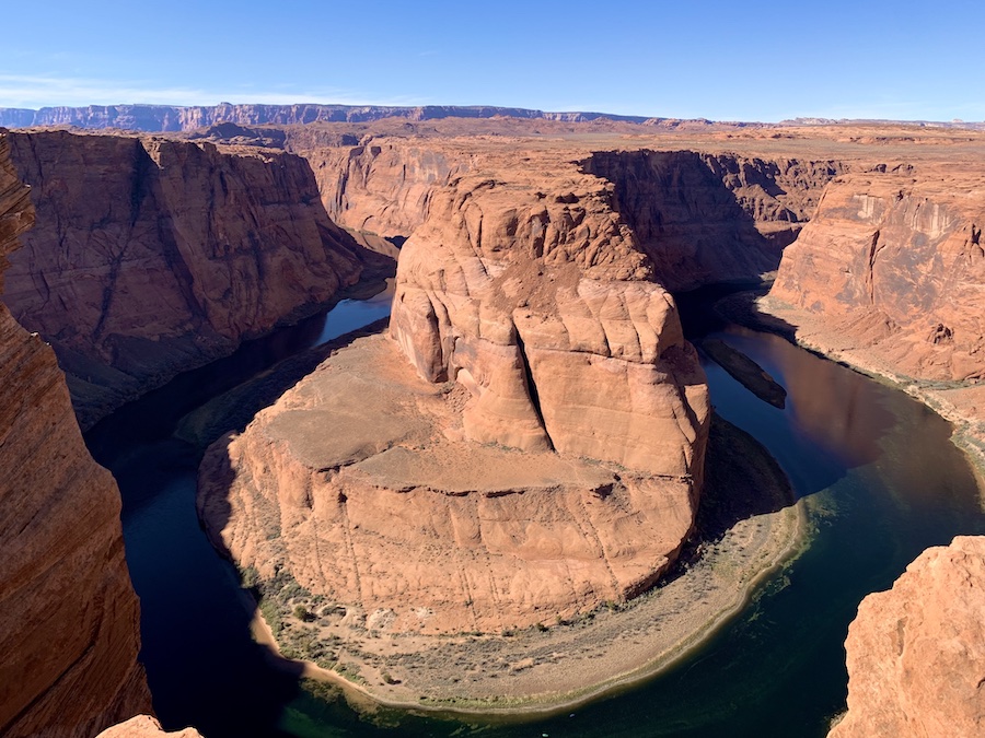 The beautiful sandstone structure that is Horseshoe Bend.