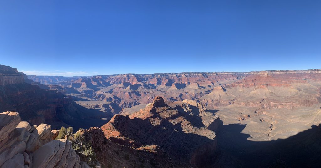 View of the Grand Canyon from the South Kaibab Trail.