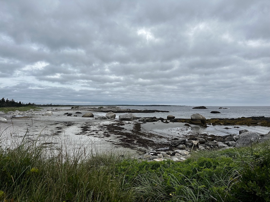 The St. Catherines River Beach, which is the end of Harbour Rocks Trail.