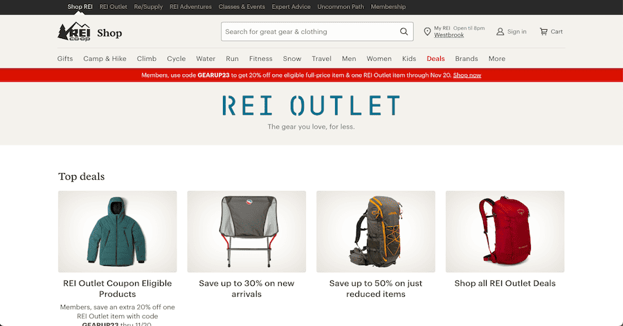 Best Places To Buy Discounted Outdoor Gear: REI Outlet