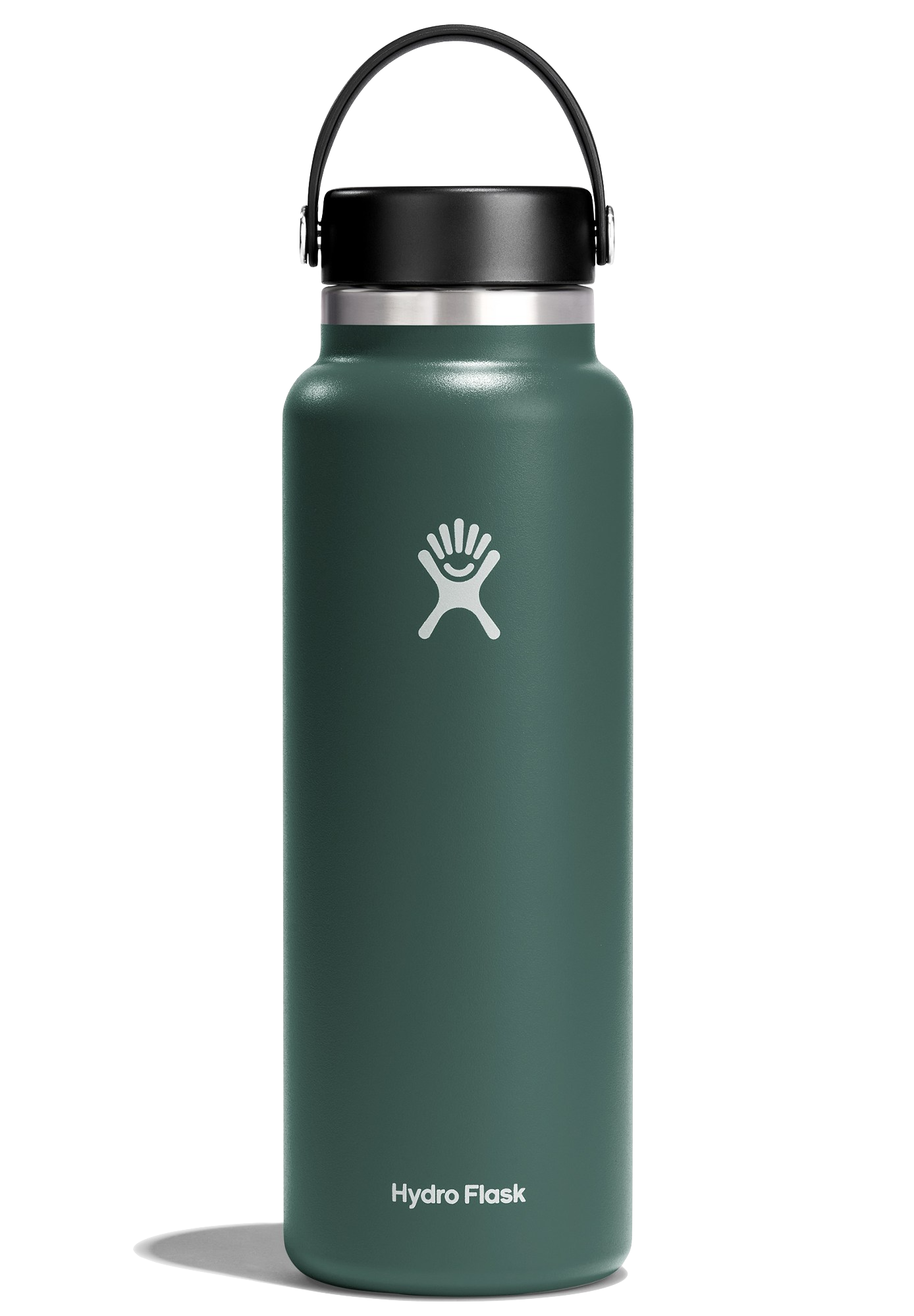 Green Hydro Flask water bottle