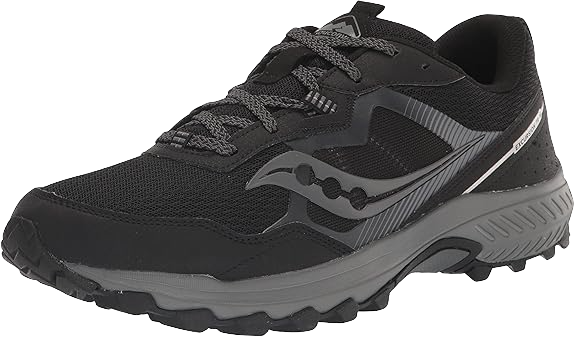 Black Saucony Excursion TR16 trail shoes